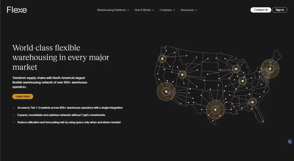 نمونه طراحی سایت حمل و نقل و باربری مجموعه فلکس 2
