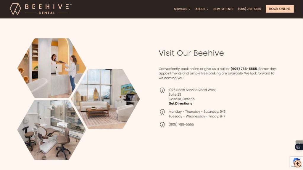 نمونه طراحی سایت دندانپزشکی