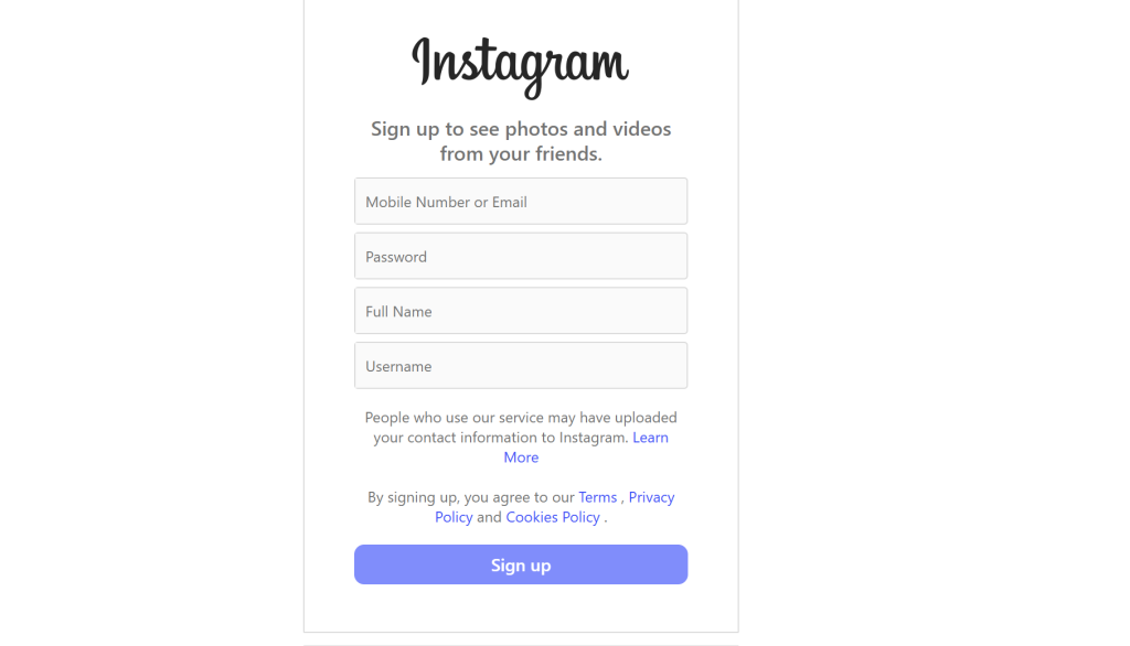 راه اندازی پیج اینستاگرام: انتخاب نام کاربردی و رمز