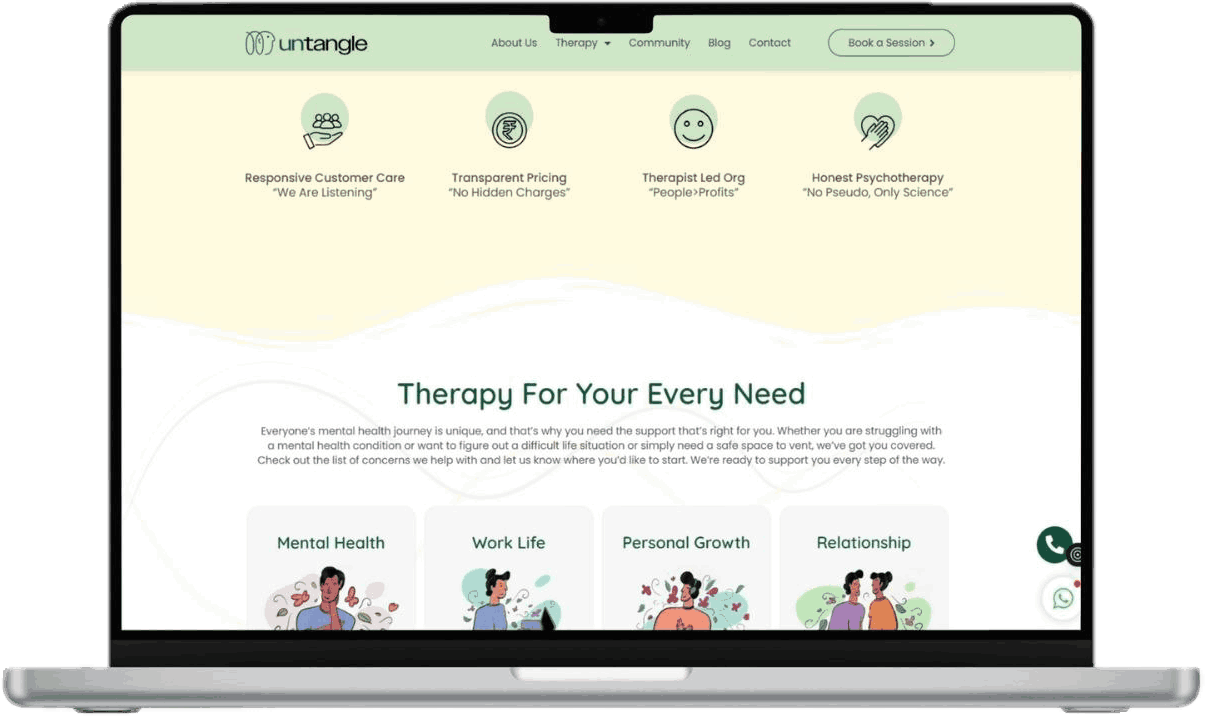 5 ویژگی و امکانات پایه برای طراحی سایت روانشناسی و کلینیک روانپزشکی