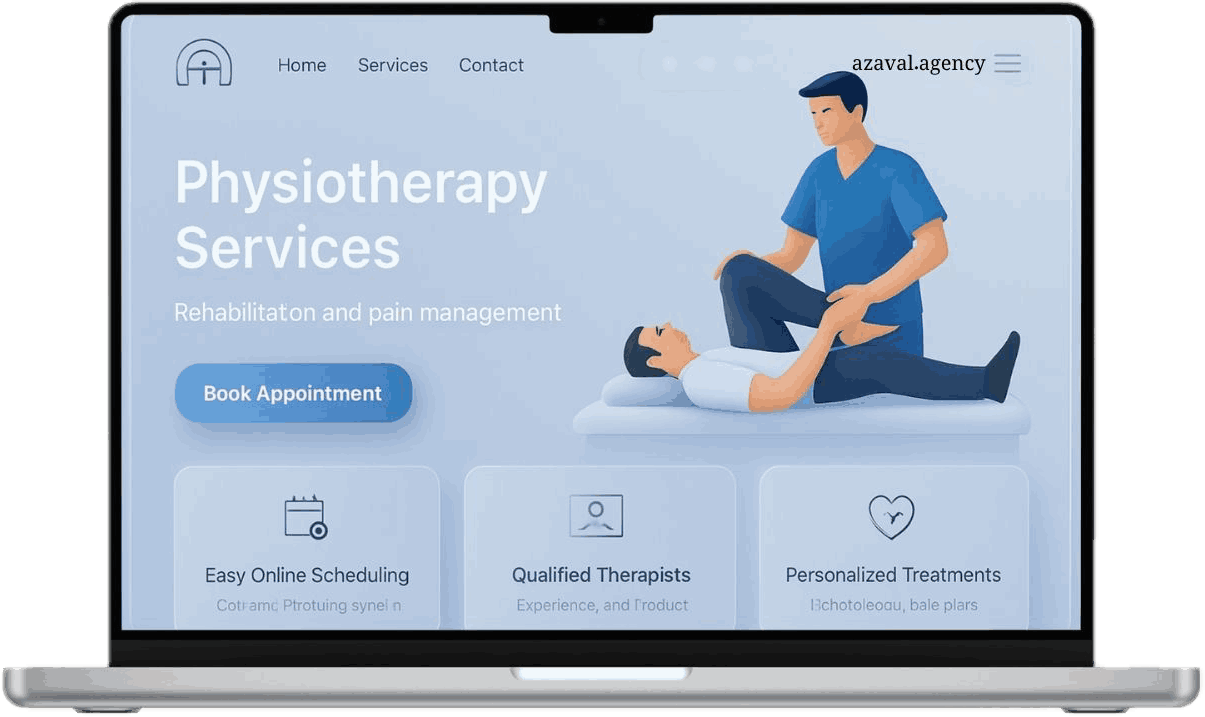 5 تا از امکانات اصلی و الزامی در طراحی سایت کلینیک فیزیوتراپی