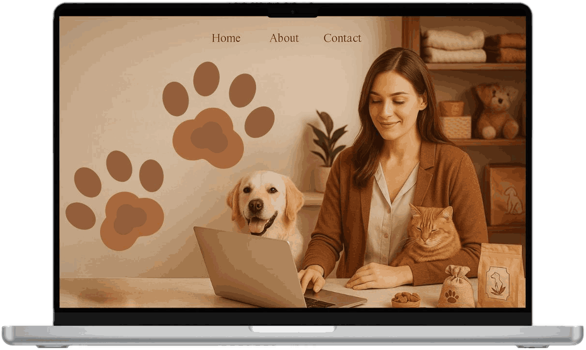 5 مرحله طراحی سایت پت شاپ آنلاین در از اول