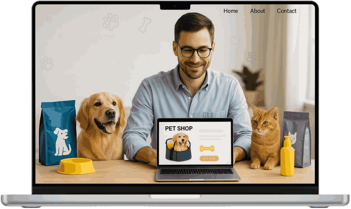 طراحی سایت پت شاپ چطور فروش شما را افزایش می‌دهد؟