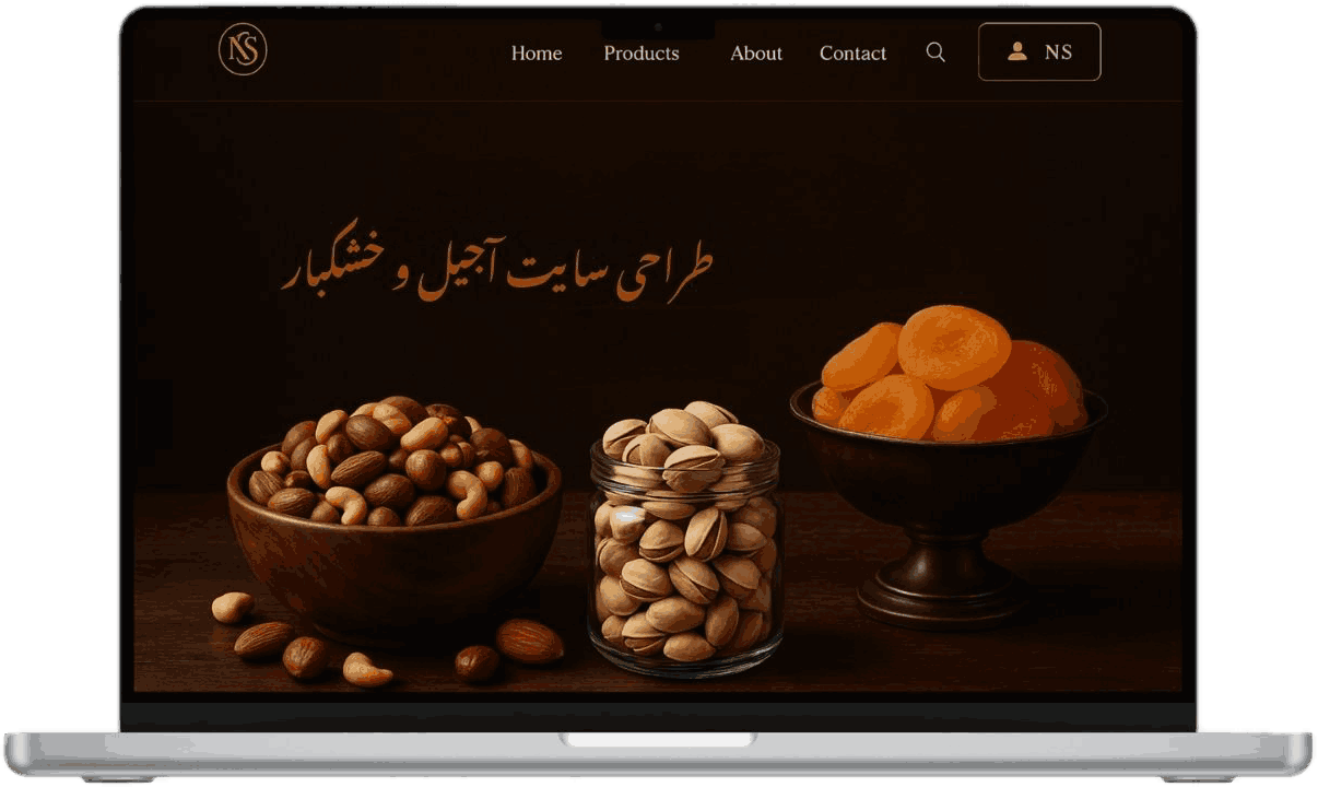مراحل طراحی سایت خشکبار در شرکت از اول
